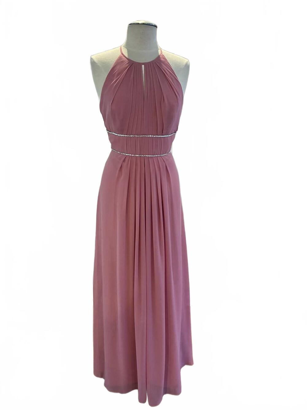 NEW JENNY PACKHAM halter neckline dress in carnation pink
